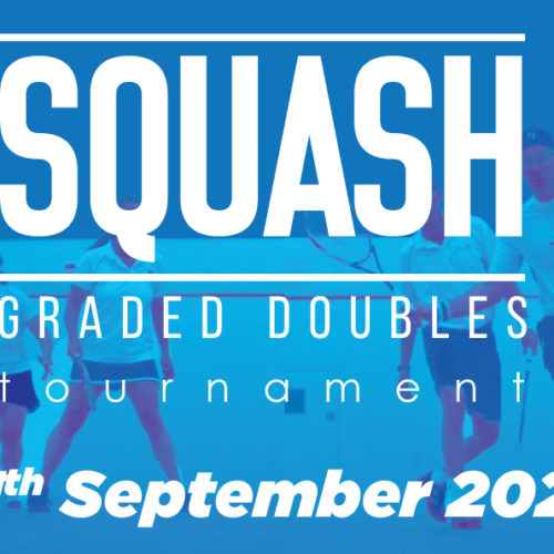 Squash Graded Doubles tournament 11th September 2021