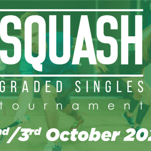 Squash Graded Singles Tournament 2/3rd Oct 2021