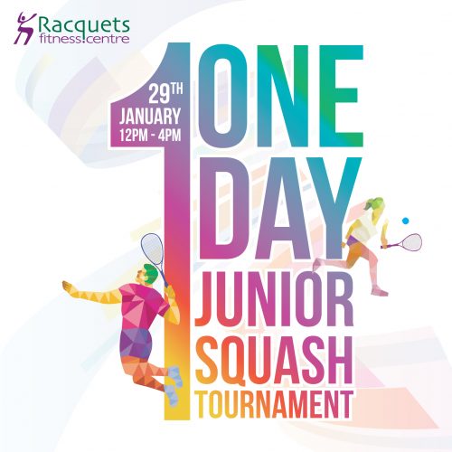 One day Junior squash tournament – January 2022