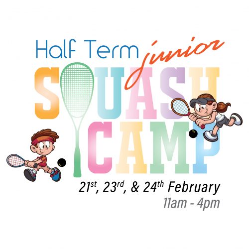 Half Term Junior Squash Camps – February 2022