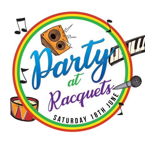 Party at Racquets with live music – 18th June