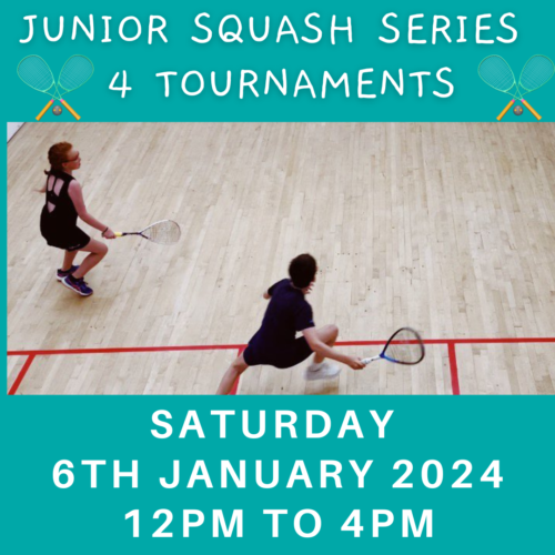 Junior One-Day Fun Squash Tournament 6th Jan 2024 – 3rd in series