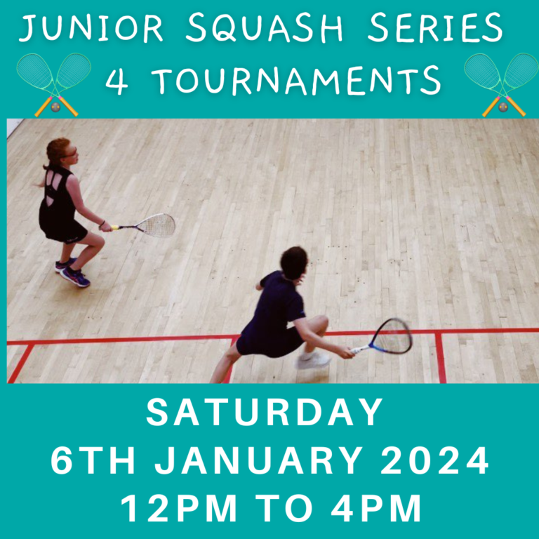 Racquets Fitness Centre Junior OneDay Fun Squash Tournament 6th Jan