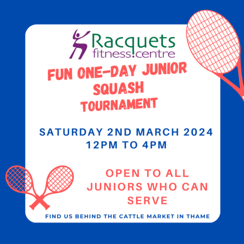 Junior One-Day Fun Squash Tournament 2nd March 2024 – 1st of new series