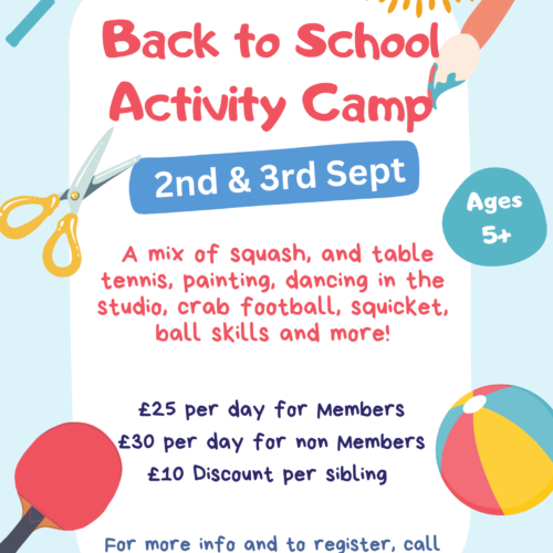 Racquets Summer Activity Camps