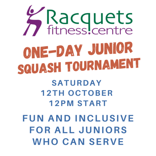 Junior One-Day Fun Squash Tournament 12th Oct 2024