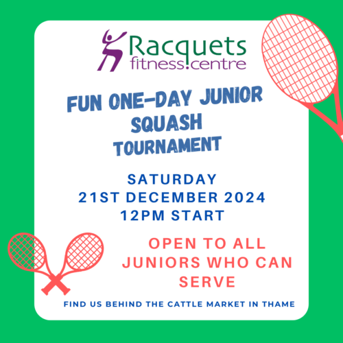 Junior One-Day Fun Squash Tournament 21st Dec 2024