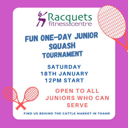 Junior One-Day Fun Squash Tournament 18th Jan 2025