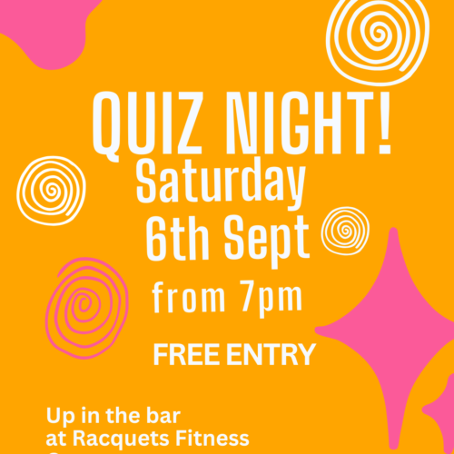 Racquets Quiz 6th Sept 2025